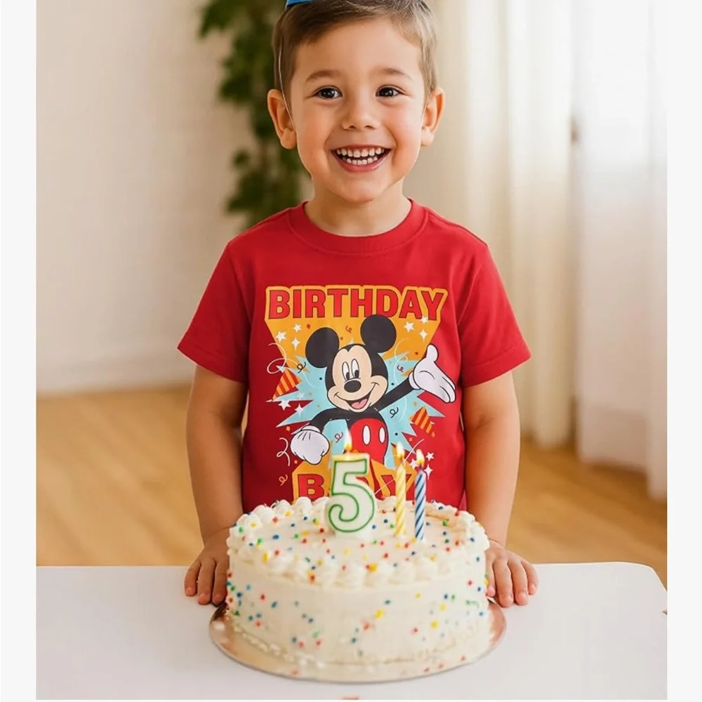 Disney Birthday Boy Shirt - Mickey Mouse - Picture 2 of 6